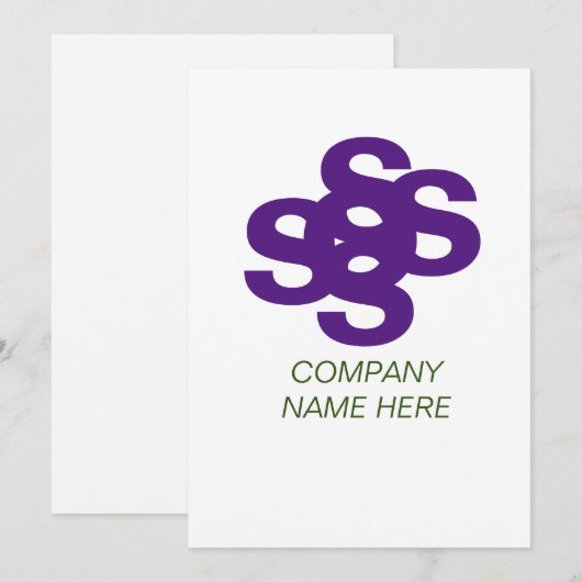 Weihnachtskarte Feiertagskarte (Vorne/Hinten)