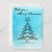 Weihnachtskarte Feiertagskarte (Vorderseite)