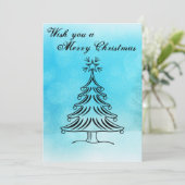 Weihnachtskarte Feiertagskarte (Stehend Vorderseite)