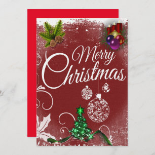 Weihnachtskarte Feiertagskarte