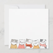 Weihnachtskarte Feiertagskarte (Rückseite)