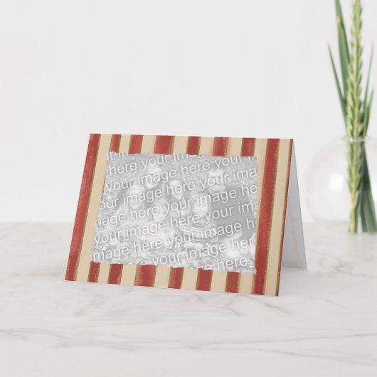 Weihnachtskarte Feiertagskarte (Vorderseite)