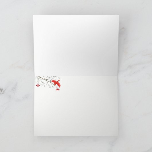 Weihnachtskarte Feiertagskarte (Innenseite)