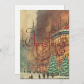 Weihnachtskarte Feiertagskarte (Vorne/Hinten)