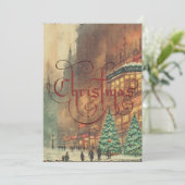 Weihnachtskarte Feiertagskarte (Stehend Vorderseite)