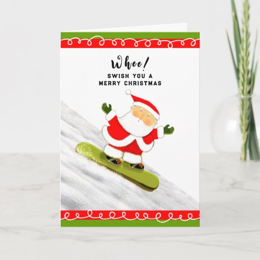 Weihnachtskarte Feiertagskarte (Vorderseite)