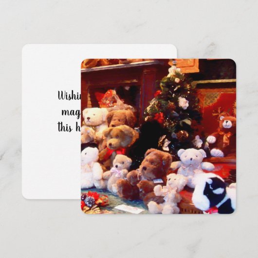 Weihnachtskarte Feiertagskarte (Vorne/Hinten)