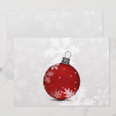 Weihnachtskarte Feiertagskarte (Vorne/Hinten)