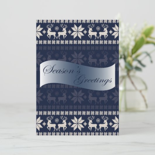 Weihnachtskarte Feiertagskarte (Stehend Vorderseite)