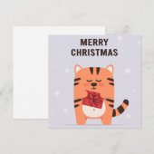 Weihnachtskarte Feiertagskarte (Vorne/Hinten)