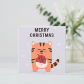 Weihnachtskarte Feiertagskarte (Stehend Vorderseite)