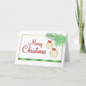 Weihnachtskarte Feiertagskarte (Vorderseite)