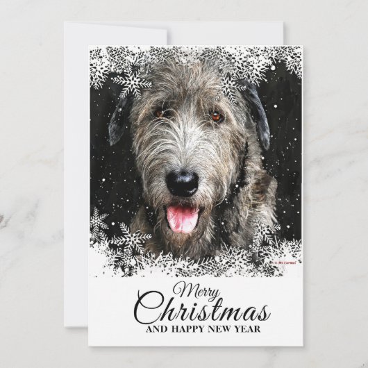 Weihnachtskarte Feiertagskarte (Vorderseite)