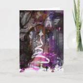 Weihnachtskarte Feiertagskarte (Vorderseite)