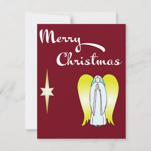 Weihnachtskarte Feiertagskarte (Vorderseite)