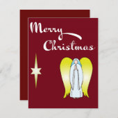 Weihnachtskarte Feiertagskarte (Vorne/Hinten)