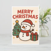 Weihnachtskarte Feiertagskarte (Stehend Vorderseite)