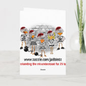 Weihnachtskarte Feiertagskarte (Rückseite)