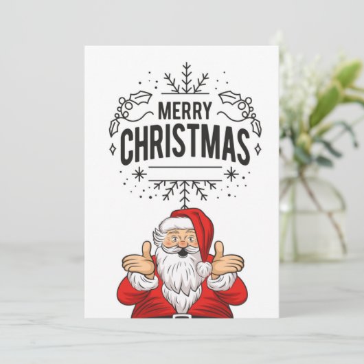 Weihnachtskarte Feiertagskarte (Stehend Vorderseite)