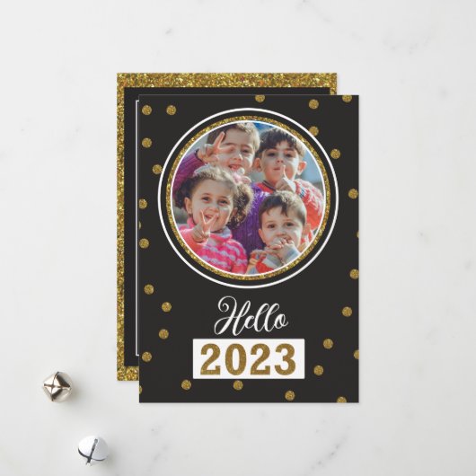 Weihnachtskarte Feiertagskarte (Vorderseite/Rückseite Beispiel)