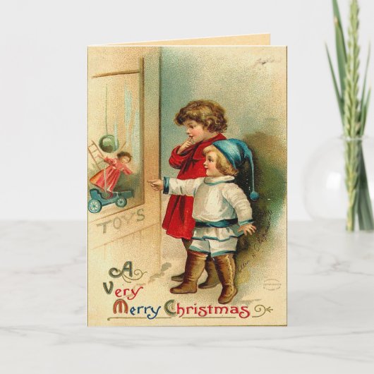 Weihnachtskarte Feiertagskarte (Vorderseite)