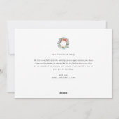 Weihnachtskarte Feiertagskarte (Rückseite)