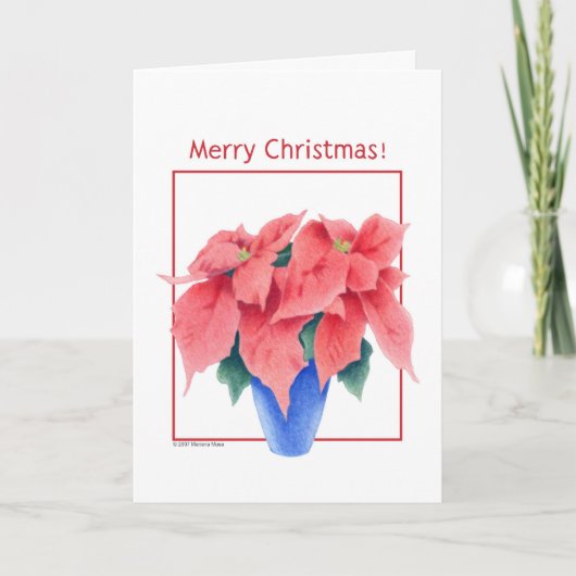 Weihnachtskarte Feiertagskarte (Vorderseite)