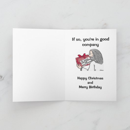 Weihnachtskarte Feiertagskarte (Innenseite)