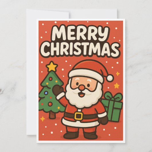 Weihnachtskarte Feiertagskarte (Vorderseite)