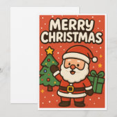 Weihnachtskarte Feiertagskarte (Vorne/Hinten)