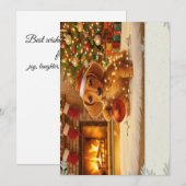 Weihnachtskarte Feiertagskarte (Vorne/Hinten)