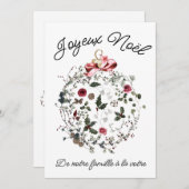 Weihnachtskarte Feiertagskarte (Vorne/Hinten)