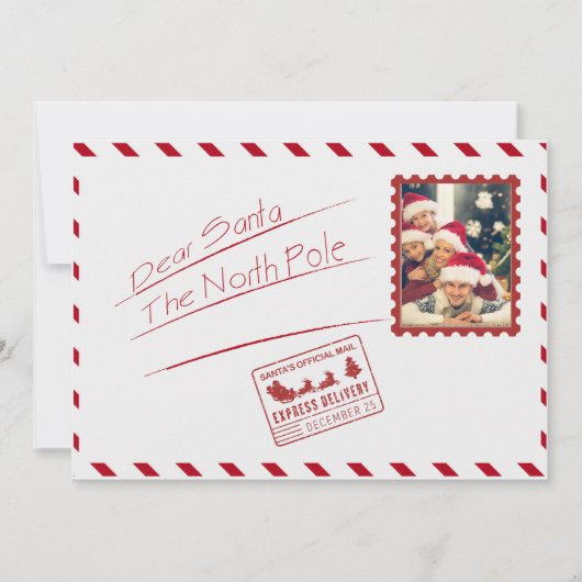 Weihnachtskarte Feiertagskarte (Vorderseite)