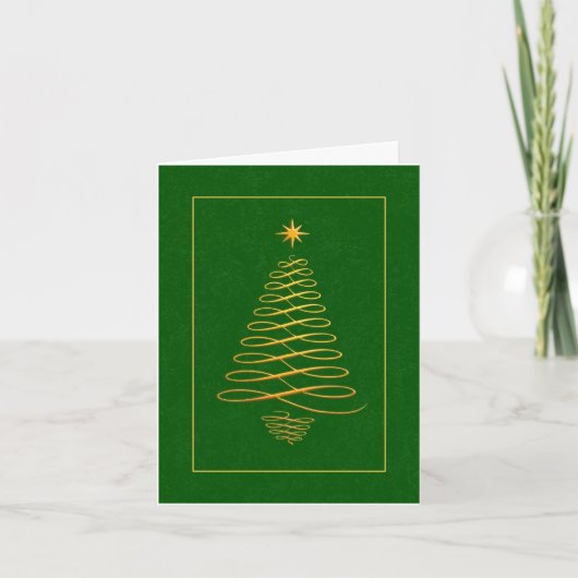 Weihnachtskarte Feiertagskarte (Vorderseite)