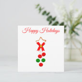 Weihnachtskarte Feiertagskarte (Stehend Vorderseite)