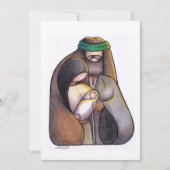 Weihnachtskarte Feiertagskarte (Vorderseite)