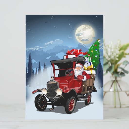 Weihnachtskarte Feiertagskarte (Stehend Vorderseite)