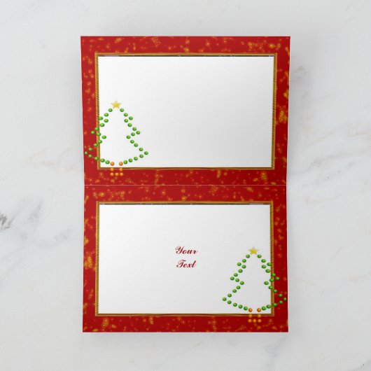 Weihnachtskarte Feiertagskarte (Innenseite)