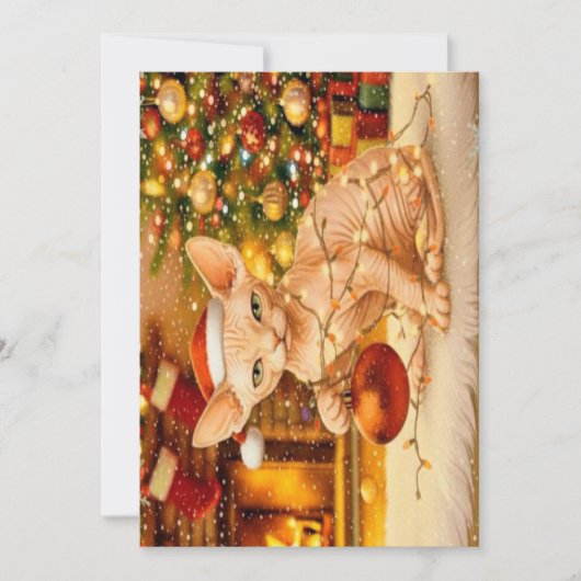 Weihnachtskarte Feiertagskarte (Vorderseite)