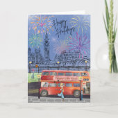 Weihnachtskarte Feiertagskarte (Vorderseite)