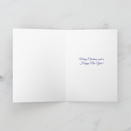 Weihnachtskarte Feiertagskarte (Innenseite)