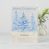 Weihnachtskarte Feiertagskarte (Stehend Vorderseite)