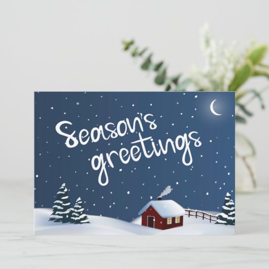 Weihnachtskarte Feiertagskarte (Stehend Vorderseite)