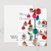 Weihnachtskarte Feiertagskarte (Vorne/Hinten)