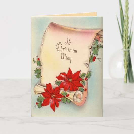 Weihnachtskarte Feiertagskarte (Vorderseite)
