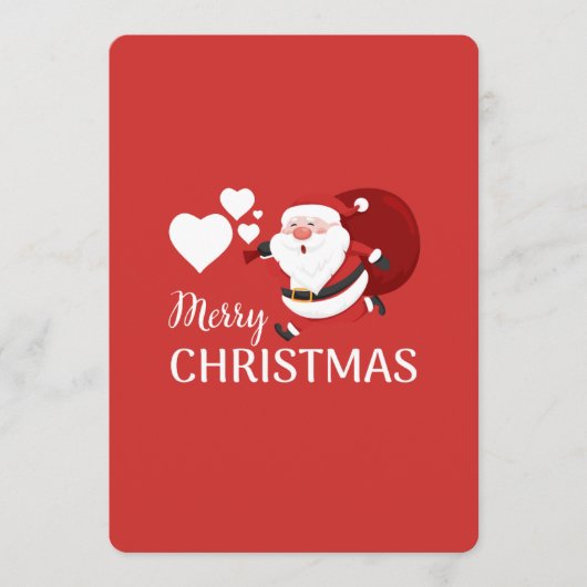 Weihnachtskarte Feiertagskarte (Vorderseite)