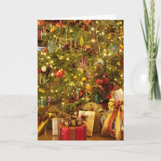 Weihnachtskarte Feiertagskarte (Vorderseite)