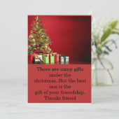 Weihnachtskarte Feiertagskarte (Stehend Vorderseite)