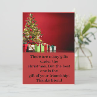 Weihnachtskarte Feiertagskarte