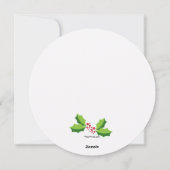 Weihnachtskarte Feiertagskarte (Rückseite)